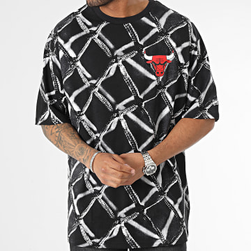  New Era - Tee Shirt NBA AOP Chicago Bulls 60357095 Noir