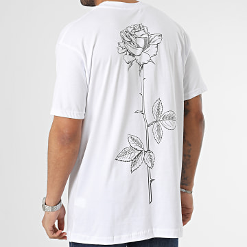 Ikao - Tee Shirt Blanc Floral