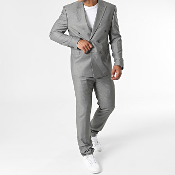  Mackten - Costume 2 Pièces Gris Anthracite