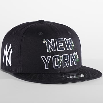 New Era - Snapback Cap 9Fifty Flower Wordmark New York Yankees Azul Marino