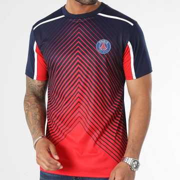  PSG - Tee Shirt HCP155C Bleu Marine Rouge