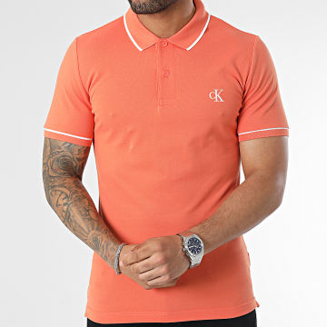  Calvin Klein - Polo Manches Courtes Slim 5603 Orange