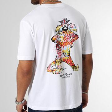  Looney Tunes - Tee Shirt Oversize Large Sylvester Graff Blanc