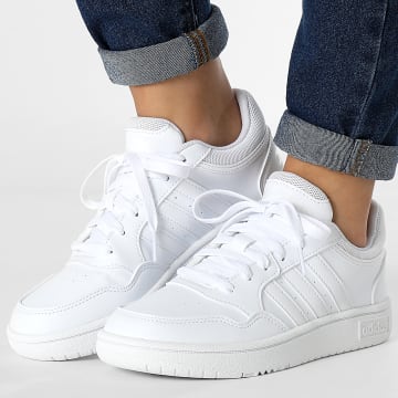 Adidas Sportswear - Baskets Femme Hoops 3 Low Classic GW0433 Cloud White