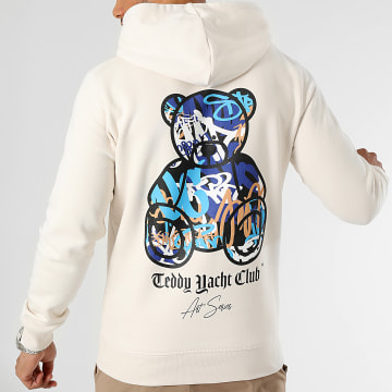 Teddy Yacht Club - Sweat Capuche Art Series Blue Beige