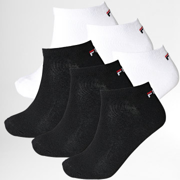 Fila - Confezione da 6 paia di calzini F9100 bianco nero