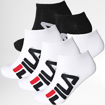 Fila - Confezione da 6 paia di calzini F9199 bianco nero