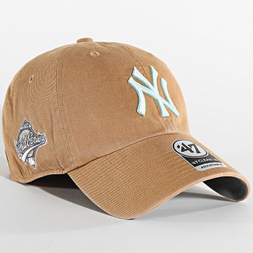  '47 Brand - Casquette Clean Up New York Yankees Marron