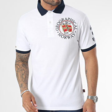  Geographical Norway - Polo Manches Courtes Blanc