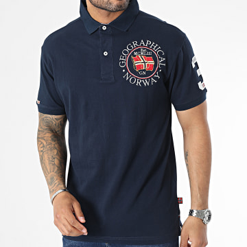  Geographical Norway - Polo Manches Courtes Bleu Marine