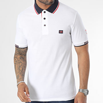  Geographical Norway - Polo Manches Courtes Blanc