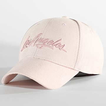 Classic Series - Gorra de ante rosa claro