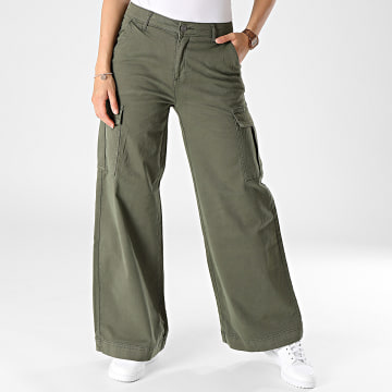Urban Classics - Pantaloni cargo da donna TB6040 Verde Khaki