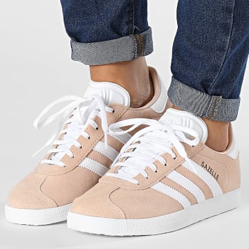 Adidas Originals - Baskets Femme Gazelle ID7006 Halo Blush Cloud White Core Black