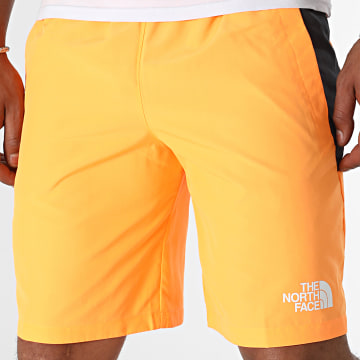 The North Face Short De Bain Woven A7ZAP Orange Noir LaBoutiqueOfficielle
