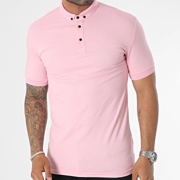  Mackten - Polo Manches Courtes Rose