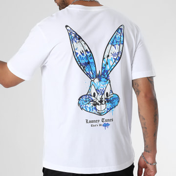 Looney Tunes - Tee Shirt Oversize Large Bugs Bunny Graff Milano Blanco