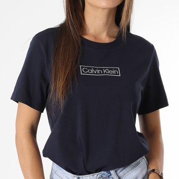 Calvin Klein - Camiseta de mujer QS6798E Azul marino