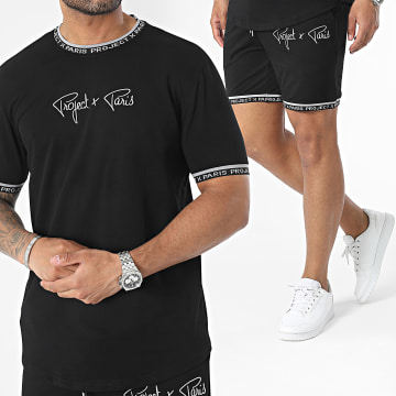 Project X Paris - Conjunto de camiseta negra y pantalón corto 2310019 2340019