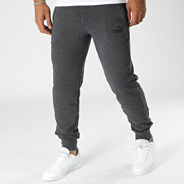 Puma - Pantalon Jogging Essentials Logo 586716 Gris Anthracite