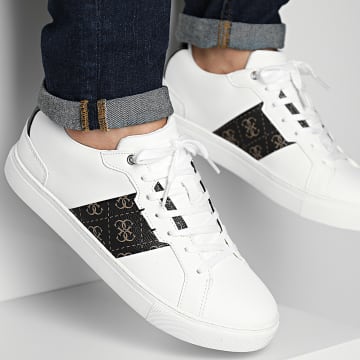 Guess - Sneakers FM7TOIELL12 Bianco Marrone