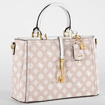 Guess - Sac A Main Femme James Logo HWPA89 Blanc Rose