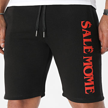  Sale Môme Paris - Short Jogging Evil Toto Noir Rouge