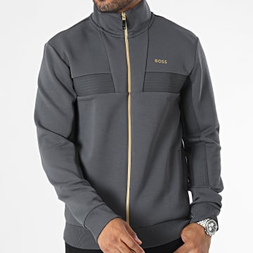 Veste zippée capuche détails fluo marquage 1 couleur