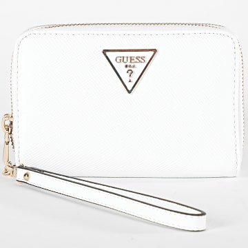 Portefeuille Ou Porte-cartes Guess Vintage Années 80 - Multicouleur, Fermeture éclair - Avec Lettre G En Métal - Occasion