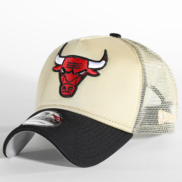 New Era - Gorra Trucker 9Forty All Day Chicago Bulls Beige Negro