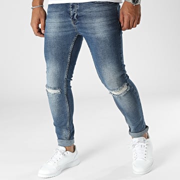 Black Industry - Jeans skinny in denim blu