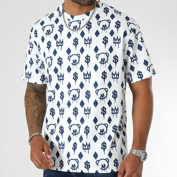 Teddy Yacht Club - Camiseta Oversize Large Lifestyle Maison De Couture 0054 Blanca