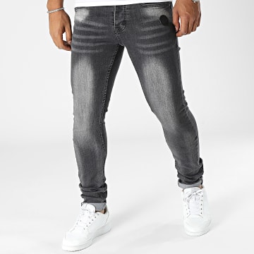Zelys Paris - Jeans regular grigio antracite