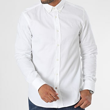 BOSS - Hal Camisa Manga Larga 50490412 Blanco