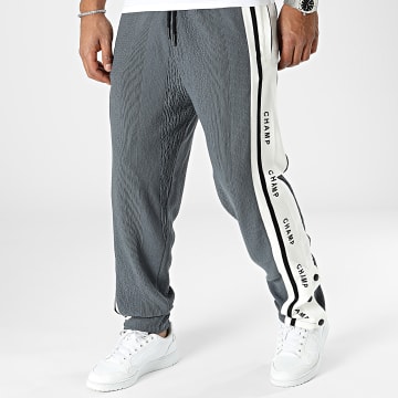 Classic Series - Pantaloni da jogging bianchi e grigio antracite