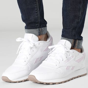 Reebok - Sneakers classiche vegane da donna HQ1496 Footwear White Pixel Pink Taupe