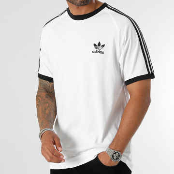 Adidas Originals - Tee Shirt A Bandes 3 Stripes IA4846 Blanc