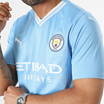Puma - Camiseta de fútbol del Manchester City 770438 Azul claro