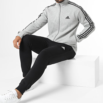 Adidas Performance - Chándal 3 Rayas IA3073 Gris brezo Negro