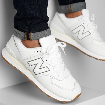 New Balance - Sneaker alte U574FHN Bianco