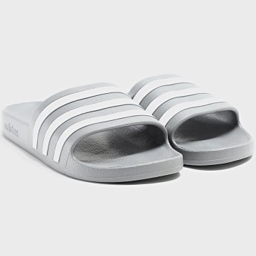 Adidas Sportswear - Claquettes Adilette Aqua F35538 Grey Three White