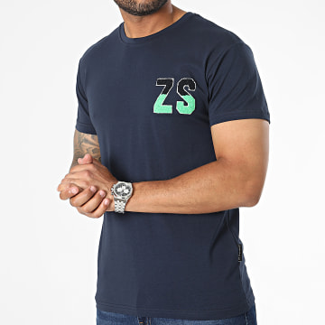 Zelys Paris - Camiseta azul marino