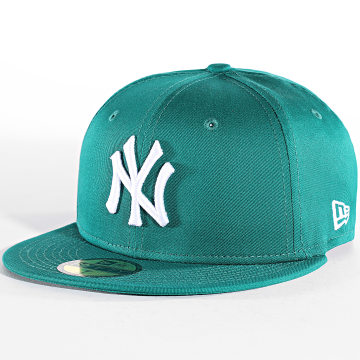 New Era - Gorra ajustada League Essential 59Fifty New York Yankees 60364434 Verde