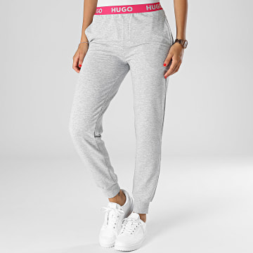  HUGO - Pantalon Jogging Femme Sporty Logo 50490598 Gris Chiné
