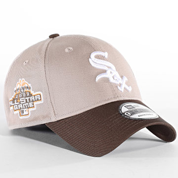 Casquette Chicago White Sox New Era Taille 7 5/8 – Crème Et Bleu, Patch Latéral Deux Tons