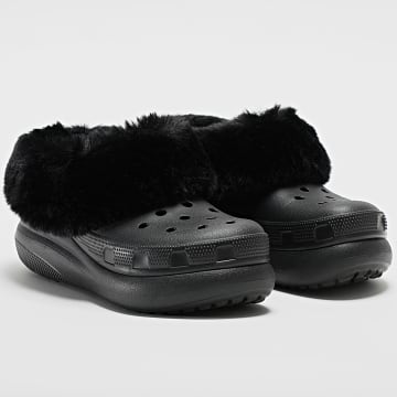 Crocs - Classic Furever Negro
