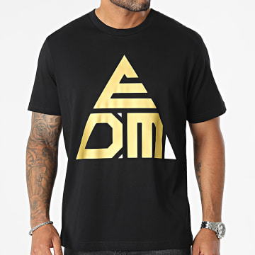 EDM By Malty 2BZ - Tee Shirt Oversize Logo Noir Doré
