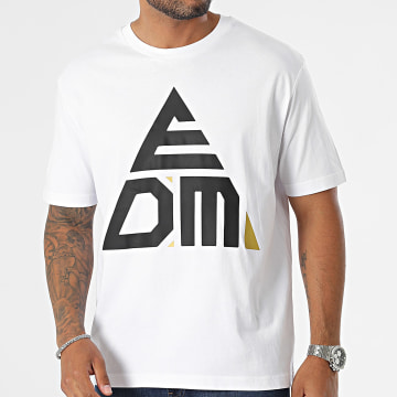 EDM By Malty 2BZ - Camiseta oversize Logo Blanco Negro