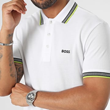  BOSS - Polo Manches Courtes Paddy 50468983 Blanc