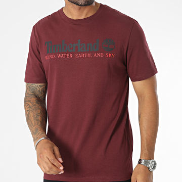 Timberland - Camiseta Viento Agua Tierra Y Cielo A27J8 Burdeos